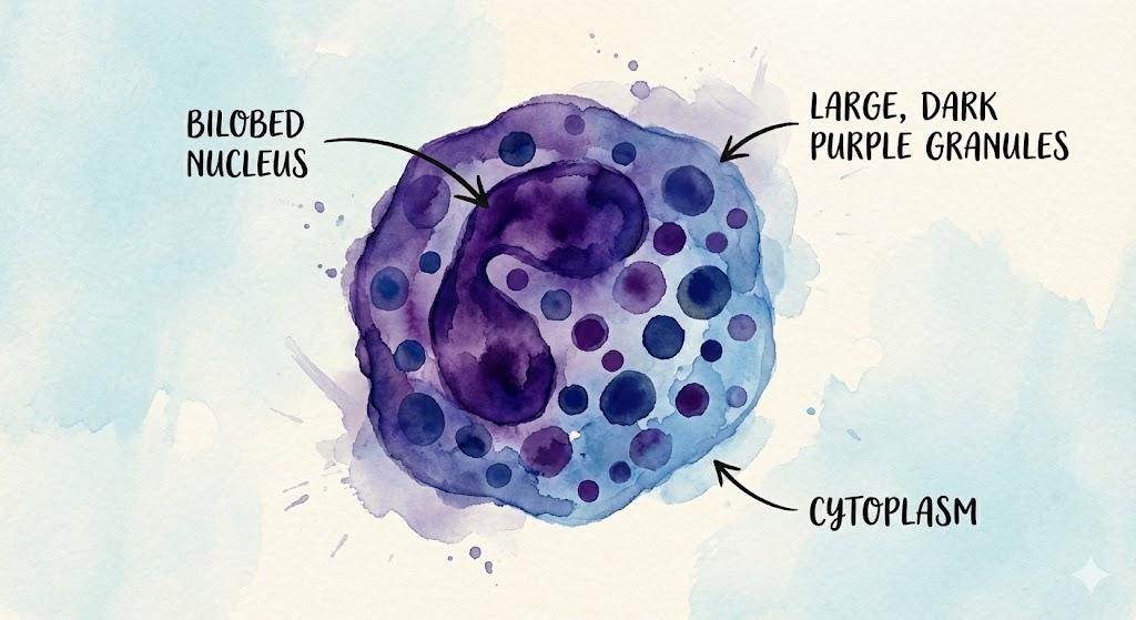 parts of a basophil