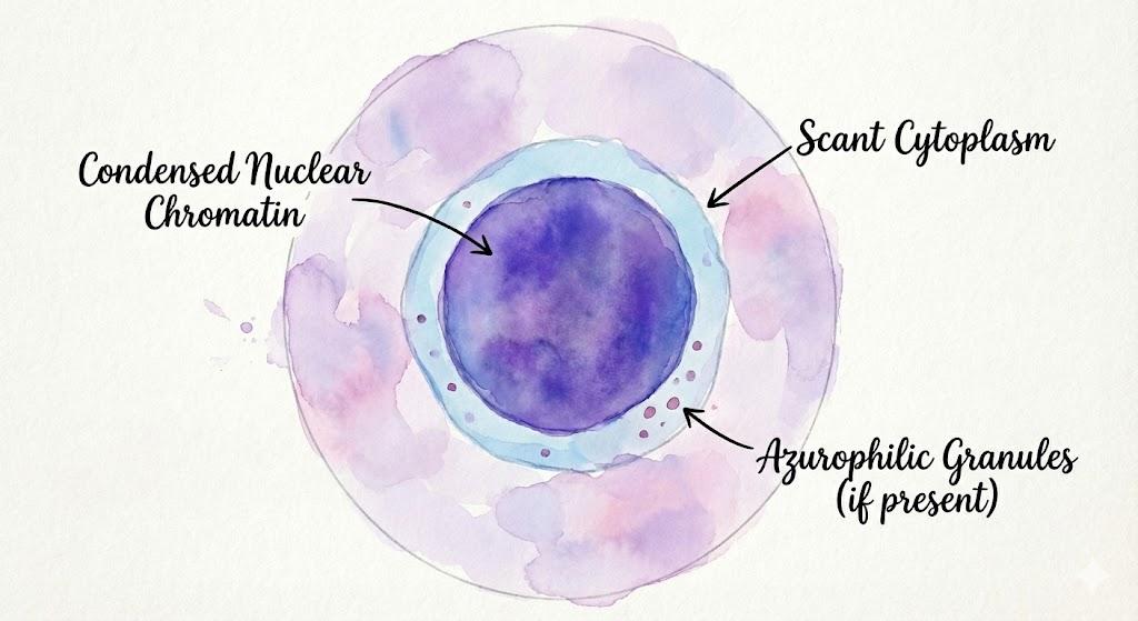 parts of a lymphocyte