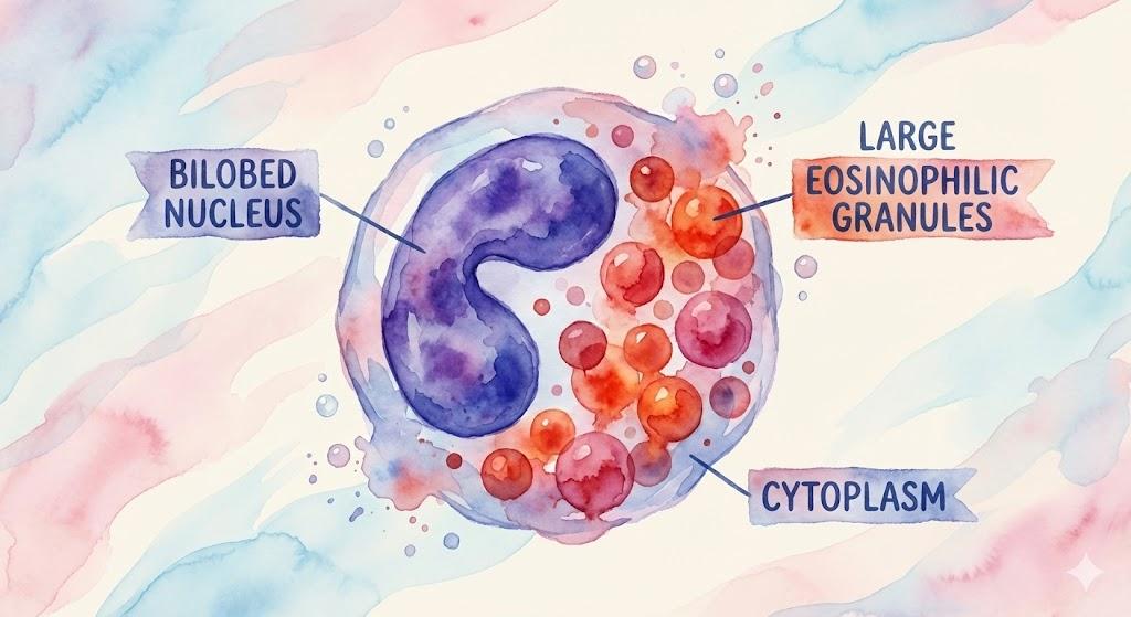parts of an eosinophil
